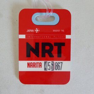 NEW AIRPORT CODE BAGGAGE LUGGAGE TAG TOKYO JAPAN AIRPORT